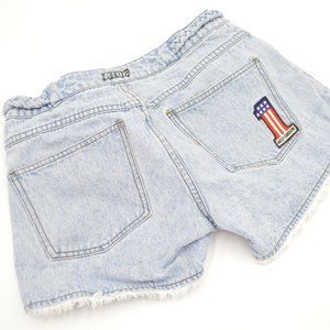 Women's Harley Davidson Denim Fringe Shorts-Size 6